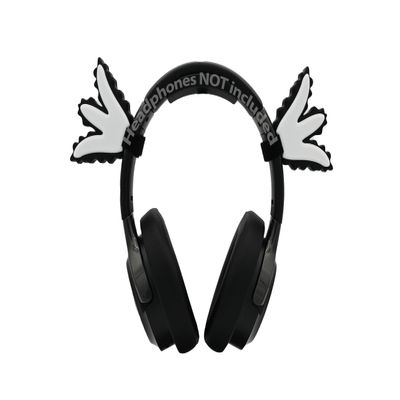 Axolotl Fins for Headphones (Black & White)