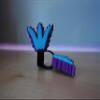 Axolotl Fins for Headphones (Purple & Blue) view 4