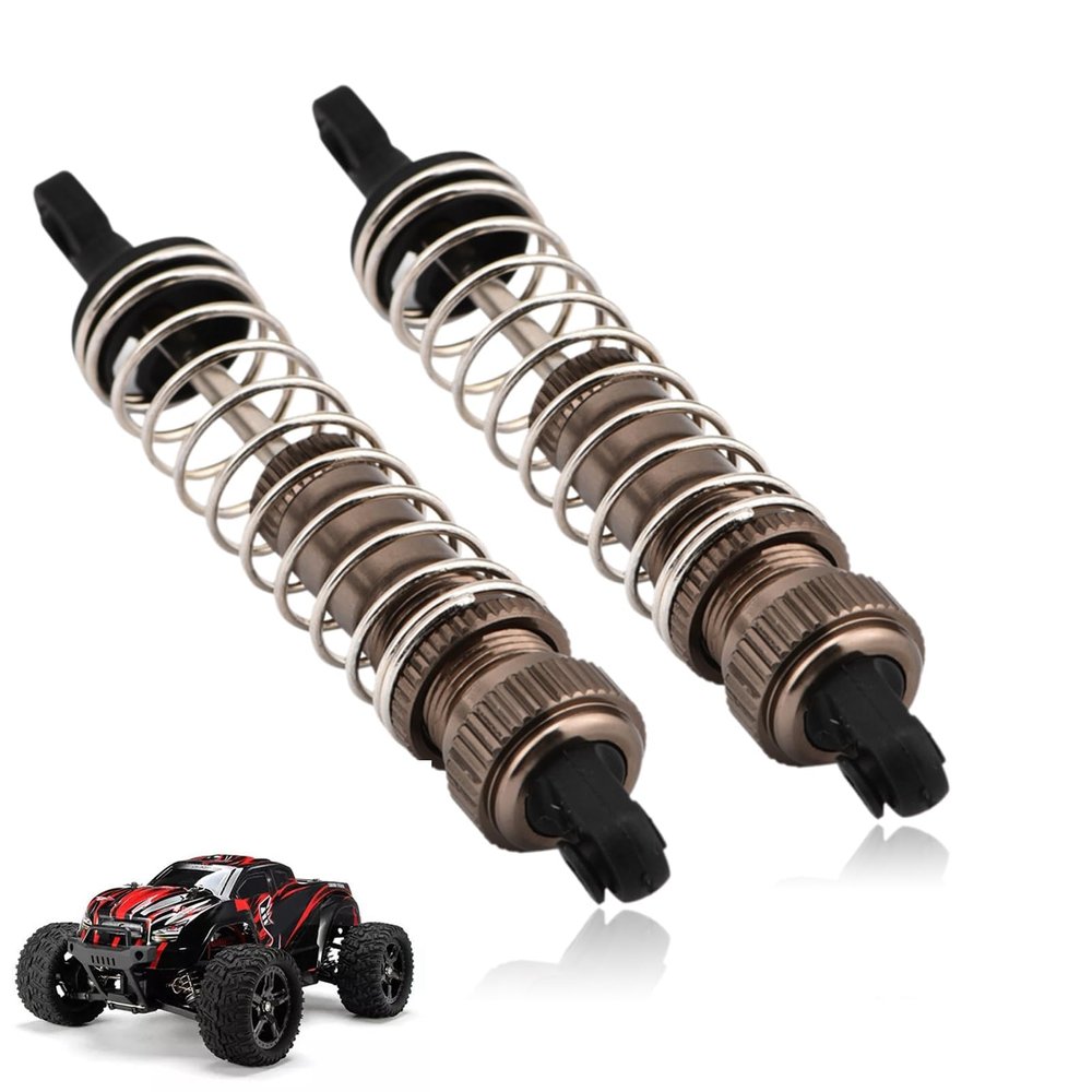 2Pcs Shock Absorber, A6955 Alloy Damp Metal Front Rear Shock Set Complete Upgrades Parts Accessories for 1/16 Short Course Parts