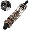 2Pcs Shock Absorber, A6955 Alloy Damp Metal Front Rear Shock Set Complete Upgrades Parts Accessories for 1/16 Short Course Parts view 3