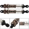 2Pcs Shock Absorber, A6955 Alloy Damp Metal Front Rear Shock Set Complete Upgrades Parts Accessories for 1/16 Short Course Parts view 4