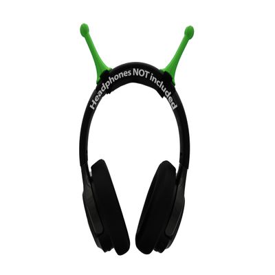 Small Alien Antenna for Headphones (Neon Green)