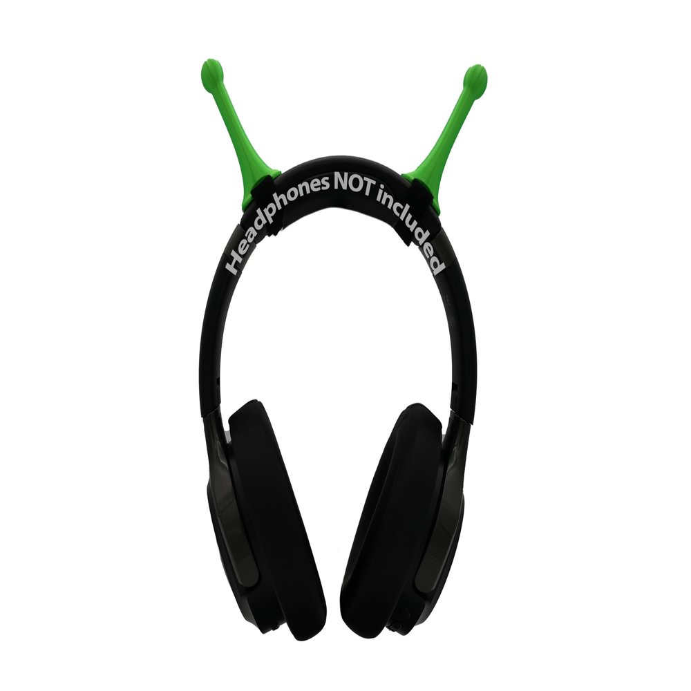 Small Alien Antenna for Headphones (Neon Green)