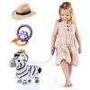 TUMAMA Walking Talking Toy Zebra with Remote Control Leash, Plush Pet Electronic Interactive Toys for Kids,Walks,Barks,Sing,Remote Control Electronic Plush Zebras Toy for Kids Age 3 4 5 6 view 1