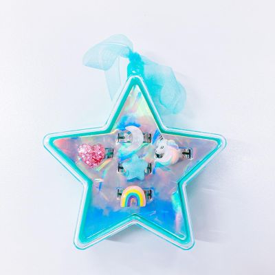 (Minacute) Mina Cute Q8591 Unicorn Sky Ring, Set of 5