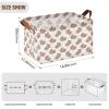 ALAZA Bear Sleeping Star Rectangular Closet Storage Box Storage Bin Basket Storage Cube with Leather Handles Nursery Storage Laundry Hamper 2 Piece view 3