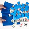 4pcs Mahjong Tile Mixer Shuffler, Premium Plastic Mahjong Tile Mixer Mahjong Tile Shuffler Easy to Carry Mahjong Accessories for Mahjong Enthusiasts(Blue) view 4