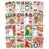 32 Sheets Christmas Stickers, Make-a-face Sticker, Make Your Own Christma Stickers with Santa Snowman Elk for Kids Party Favor Supplies Holiday Game Rewards view 1