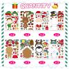 32 Sheets Christmas Stickers, Make-a-face Sticker, Make Your Own Christma Stickers with Santa Snowman Elk for Kids Party Favor Supplies Holiday Game Rewards view 2