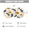 Kigai Halloween Pumpkins and Bats Baby Burp Cloths- Burping Cloths for Baby Boys Girls and Newborn Towel,Large Absorbent Burp Cloths 2PCS view 2