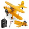 Ssccgym Large 550MM War-II Beech D17S Remote Control Combat Aircraft 4CH XK A300 3D/6G Aerobatic LED Brushless RC Aircraft Full-Function for Professional Players/Yellow