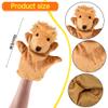 6 PCS Hand Puppets Set Animal Plush Puppet Elephant Tiger Giraffe Monkey Lion Hippo for Storytelling Playing Teaching Shows Playtime Schools Birthday Party Favor Supplies view 2
