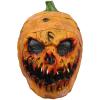 Baloco Halloween Pumpkin Mask, Scary Pumpkin Full Head Mask, Creepy Latex Head Mask, Halloween Costume Party Props Headgear (Pumpkin, 26cm*33cm*28cm) view 1