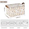 ALAZA Cartoon Kangaroo Rectangular Closet Storage Box Storage Bin Basket Storage Cube with Leather Handles Nursery Storage Laundry Hamper 2 Piece view 3