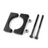 2pcs Black 8/10/12/14/16/20/25/30mm CNC Aluminium Tube Clamp Motor Mount Fixture Clip Holder for Multi-axis Fixed-Wing Aircraft (2Pcs 30mm) view 1
