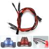 cvking RC Front Rear Lamp Group Compatible with Latrax for Teton 1/18 RC Crawler Car Decoration Parts Upgrade Accessory Front & Rear Light Spotlight Headl Taillight(White Red) view 3