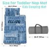 Personalized Toddler Nap Mat, Custom Name Kids Sleeping Bag, Daycare Nap Mat with Pillow and Blanket, Nap Mats for Preschool Kindergarten, Toddler Sleeping Bag Rolled Slumber Bags - Style 17 view 3