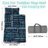 Personalized Toddler Nap Mat, Custom Name Kids Sleeping Bag, Daycare Nap Mat with Pillow and Blanket, Nap Mats for Preschool Kindergarten, Toddler Sleeping Bag Rolled Slumber Bags - Style 10 view 3