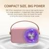 Cyboris Karaoke Machine for Kids Adults, 15W Mini Handheld Portable Bluetooth Speaker &2 Wireless Microphone& Lights,9H Playtime,AUX&TF-Card Input,Bluetooth 5.3, Birthday Gifts for Girls Boys(Green) view 4