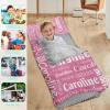 Personalized Toddler Nap Mat, Custom Name Kids Sleeping Bag, Daycare Nap Mat with Pillow and Blanket, Nap Mats for Preschool Kindergarten, Toddler Sleeping Bag Rolled Slumber Bags - Style 04 view 2