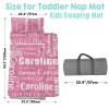 Personalized Toddler Nap Mat, Custom Name Kids Sleeping Bag, Daycare Nap Mat with Pillow and Blanket, Nap Mats for Preschool Kindergarten, Toddler Sleeping Bag Rolled Slumber Bags - Style 04 view 3