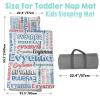 Personalized Toddler Nap Mat, Custom Name Kids Sleeping Bag, Daycare Nap Mat with Pillow and Blanket, Nap Mats for Preschool Kindergarten, Toddler Sleeping Bag Rolled Slumber Bags - Style 20 view 3