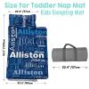 Personalized Toddler Nap Mat, Custom Name Kids Sleeping Bag, Daycare Nap Mat with Pillow and Blanket, Nap Mats for Preschool Kindergarten, Toddler Sleeping Bag Rolled Slumber Bags - Style 08 view 3