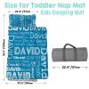 Personalized Toddler Nap Mat, Custom Name Kids Sleeping Bag, Daycare Nap Mat with Pillow and Blanket, Nap Mats for Preschool Kindergarten, Toddler Sleeping Bag Rolled Slumber Bags - Style 06 view 3
