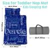 Personalized Toddler Nap Mat, Custom Name Kids Sleeping Bag, Daycare Nap Mat with Pillow and Blanket, Nap Mats for Preschool Kindergarten, Toddler Sleeping Bag Rolled Slumber Bags - Style 07 view 3
