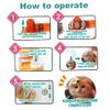 Pin Maker Badge Maker for Kids 1 Set DIY Round Button Maker with 48 Patterns and 48 Button Parts Cute Press Pin Maker Machine Present for Girls view 2