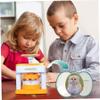 Pin Maker Badge Maker for Kids 1 Set DIY Round Button Maker with 48 Patterns and 48 Button Parts Cute Press Pin Maker Machine Present for Girls view 3