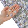 150 pcs, Dollhouse Flooring, 1:12 Scale Doll House Tiles, Miniature Checkerboard Floor, REDUCIO! (Mediterranean Patterns) view 1
