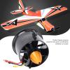 70mm EDF Kit with QX-6 Blade Motor Duct Fan High Speed for RC Airplane Black 1 Piece view 2
