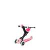 Globber - GOUP Deluxe Lights - 3-wheel evolutionary scooter with seat, for children from 15 months to 6 years old, pink view 4