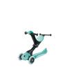 Globber - GO UP Deluxe Lights - 3-wheel evolutionary scooter with seat, for children from 15 months to 6 years old, mint green view 4