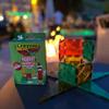 CreateOn Crayola Holiday Glitter Magnetic Tiles, Building Set for Kids, Magnetic Building Toys for Kids, STEM Travel Toys for Boys and Girls Ages 3+, 14-Piece Set (Holiday Glitter) view 2