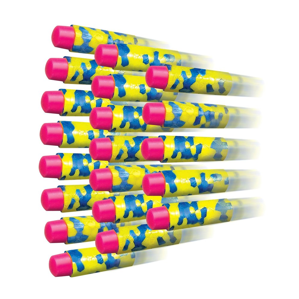 Siren Ultra High Performance Darts Refill 20 Half-Darts Refills for Siren Ultra Long Range Blasters, Solid EPP Foam Body, Compatible with Most Half-Dart Magazines