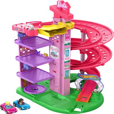 Hot Wheels Racerverse Coffret Piste Course Spirale Barbie