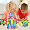 PicassoTiles 101 Piece Magnetic Tile Building Blocks Set with Durable Storage Bag STEM Educational Construction Magnet Toy Kit for Toddlers Preschool Kids Boys Girls Age 3 Plus Indoor Learning PT06 view 2