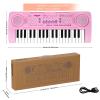 Raimy 37 Keys Keyboard Piano for Kids, Early Learning Educational Portable Electronic Musical Instrument Toys Gifts for 3 4 5 6 7 8 9 Year Old Boys and Girls (Pink) view 4