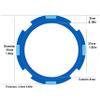 100-1000 Custom Plastic Chips,5 Available in 9 Colors,Double Sided Full Color PrintRush Production Available!Add Your Own Design,Personalized Image or Text on Chip (White, 37MM) view 4