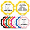 100-1000 Custom Plastic Chips,5 Available in 9 Colors,Double Sided Full Color PrintRush Production Available!Add Your Own Design,Personalized Image or Text on Chip (Yellow, 37MM) view 2