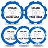 100-1000 Custom Plastic Chips,5 Available in 9 Colors,Double Sided Full Color PrintRush Production Available!Add Your Own Design,Personalized Image or Text on Chip (Blue 40MM) view 1