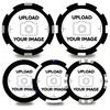 100-1000 Custom Plastic Chips,5 Available in 9 Colors,Double Sided Full Color PrintRush Production Available!Add Your Own Design,Personalized Image or Text on Chip (Black, 37MM) view 1