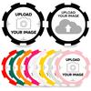 100-1000 Custom Plastic Chips,5 Available in 9 Colors,Double Sided Full Color PrintRush Production Available!Add Your Own Design,Personalized Image or Text on Chip (Black, 40MM) view 2