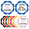 100-1000 Custom Plastic Chips,5 Available in 9 Colors,Double Sided Full Color PrintRush Production Available!Add Your Own Design,Personalized Image or Text on Chip (Blue, 37MM) view 2