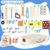 MindPal 45 Pcs Kids Tool Set, Toddler Tool Set with Tool Box, STEM Construction Preschool Educational Toys for Age 3 4 5 6 7 Boys Girls, Wooden Tool Kits Toys, Christmas Birthday Present for Kids view 4