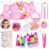 ULOVEME Kids Real Makeup Kit for Little Girls - Real, Non Toxic, Washable Make Up Toy - Umicorn Toys Gift for 3 4 5 6 7 8 9 10 12 Years Old Girls Birthday (Candy Shaped Pink Purse) view 1