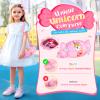 ULOVEME Kids Real Makeup Kit for Little Girls - Real, Non Toxic, Washable Make Up Toy - Umicorn Toys Gift for 3 4 5 6 7 8 9 10 12 Years Old Girls Birthday (Candy Shaped Pink Purse) view 2