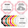 100-1000 Custom Plastic Chips,5 Available in 9 Colors,Double Sided Full Color PrintRush Production Available!Add Your Own Design,Personalized Image or Text on Chip (Pink, 40MM) view 2